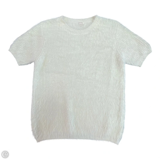 Sweater Short Sleeve By Jodifl In Cream, Size: S
