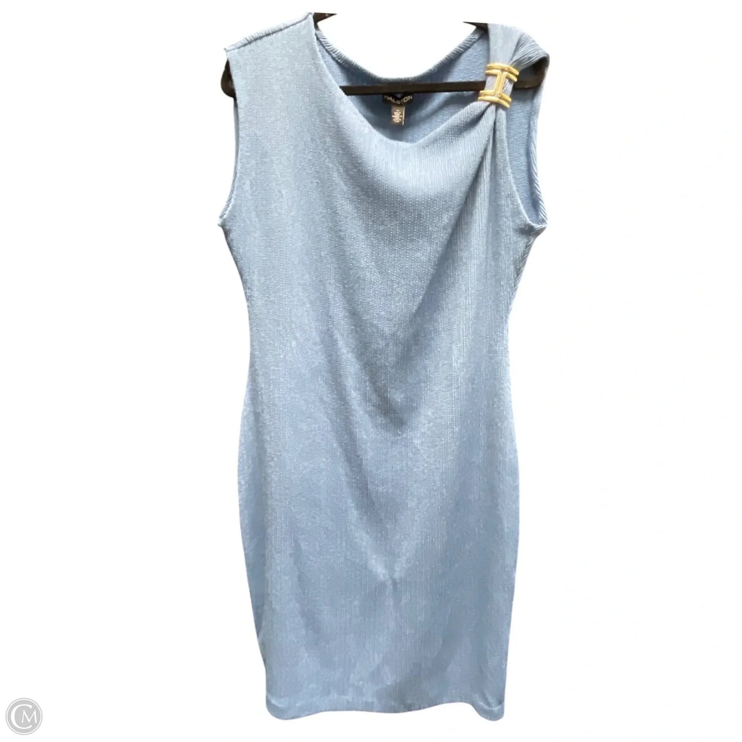 Dress Designer By Halston In Blue, Size: 14
