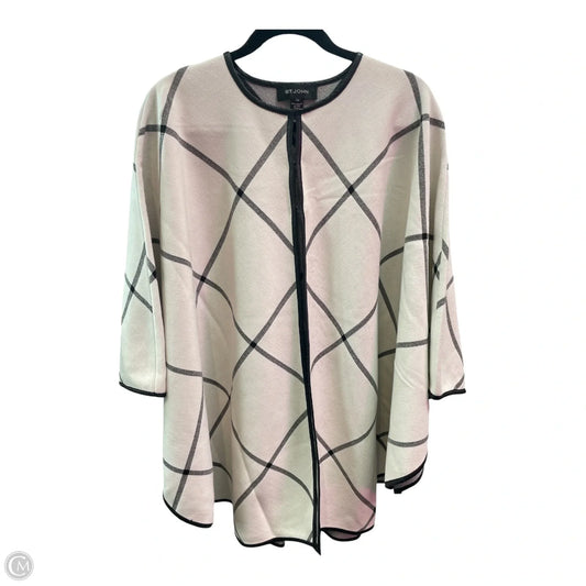 Shawl Designer By St. John In Black & White, Size: S