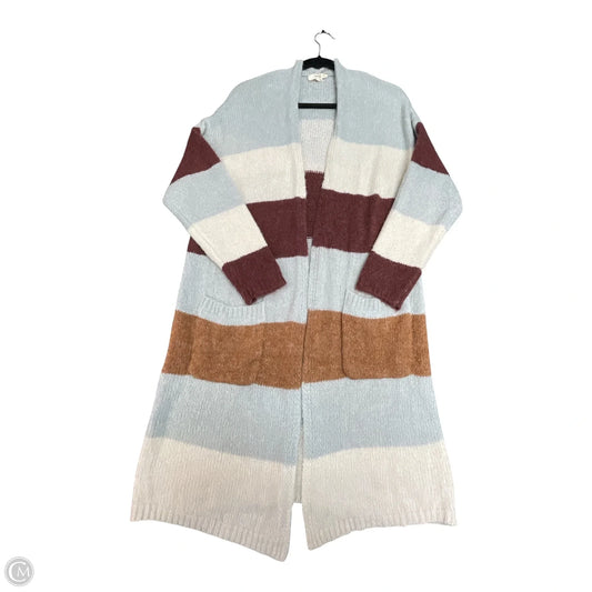 Sweater Cardigan By Entro In Multi-colored, Size: M