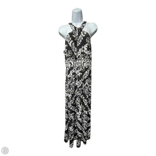 Dress Casual Midi By White House Black Market In Black & White, Size: M