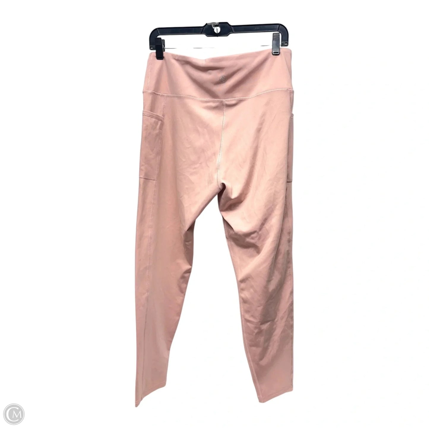 Athletic Leggings By Adrienne Vittadini In Pink, Size: Xl