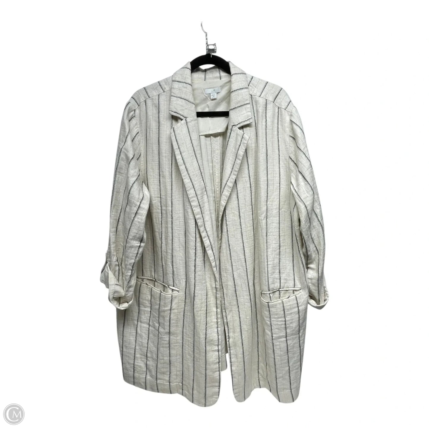Blazer By J. Jill In Striped Pattern, Size: 2x