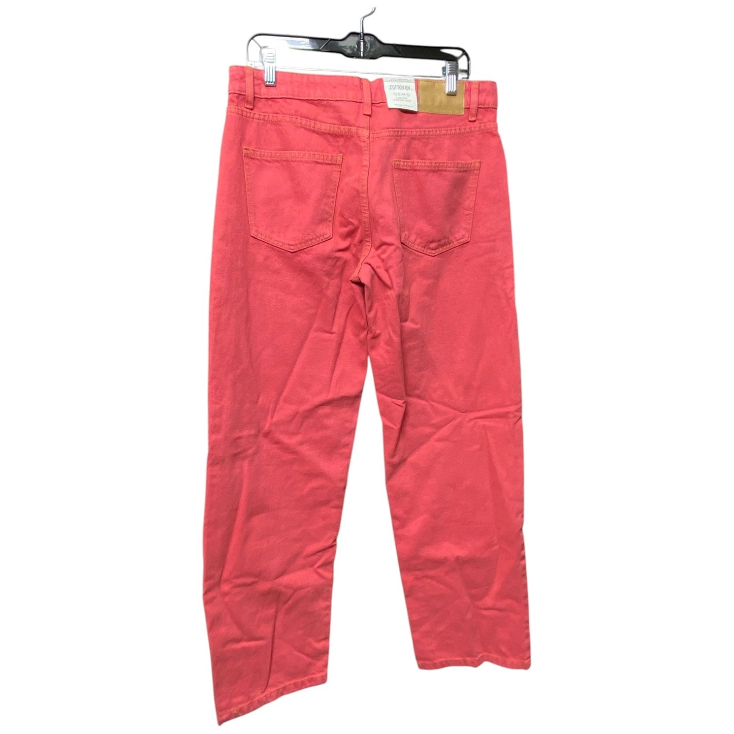 Jeans Straight By Cotton On In Red, Size: 8