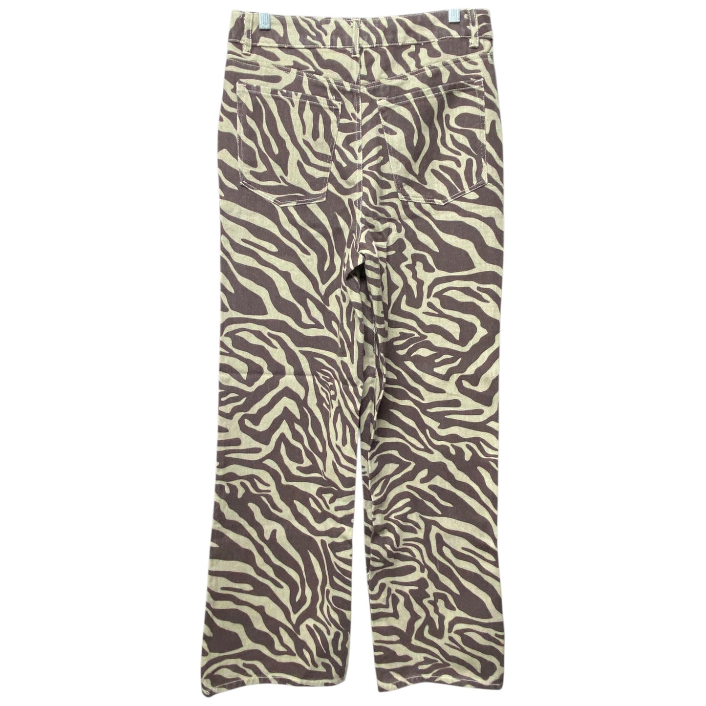 Jeans Straight By Clothes Mentor In Animal Print, Size: 8