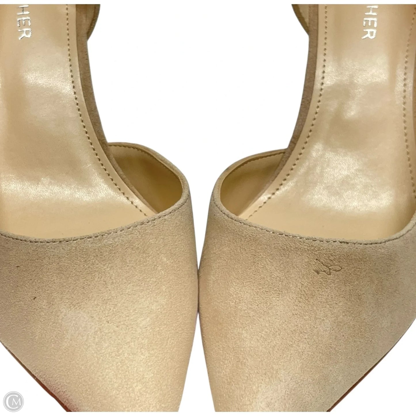 Shoes Heels Stiletto By Marc Fisher In Tan, Size: 7