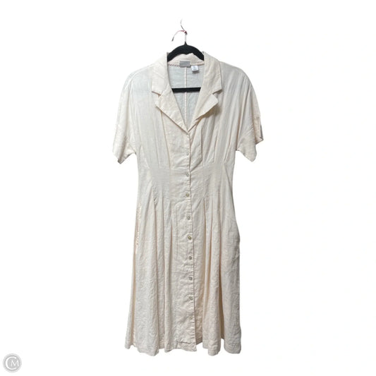 Dress Designer By Halston In Cream, Size: 4