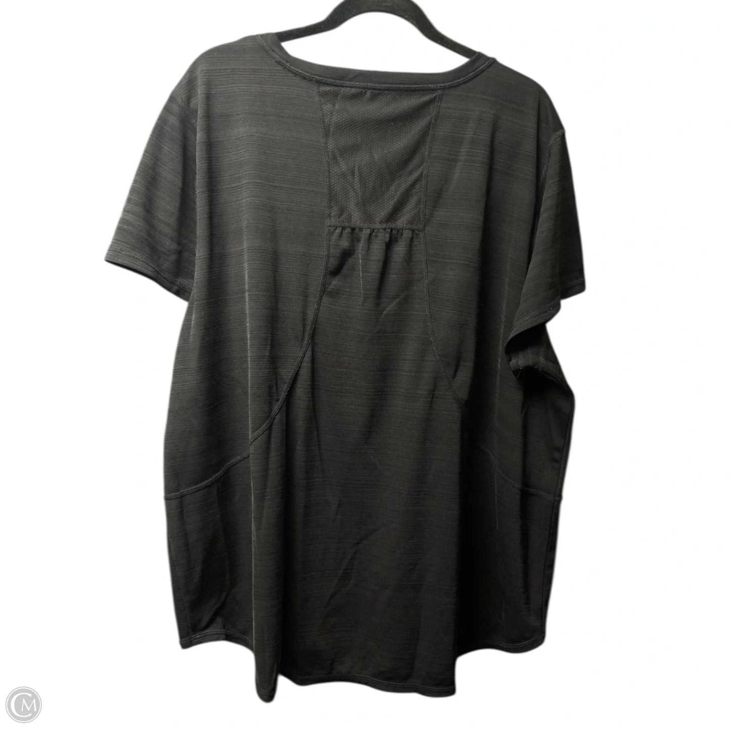 Athletic Top Short Sleeve By Xersion In Black, Size: 3x