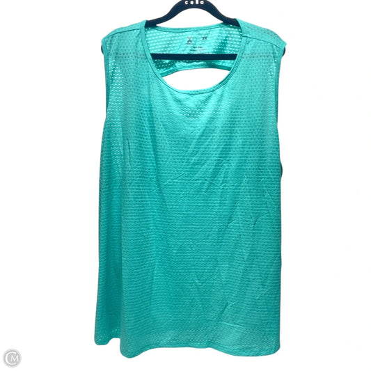 Athletic Tank Top By Xersion In Green, Size: 3x