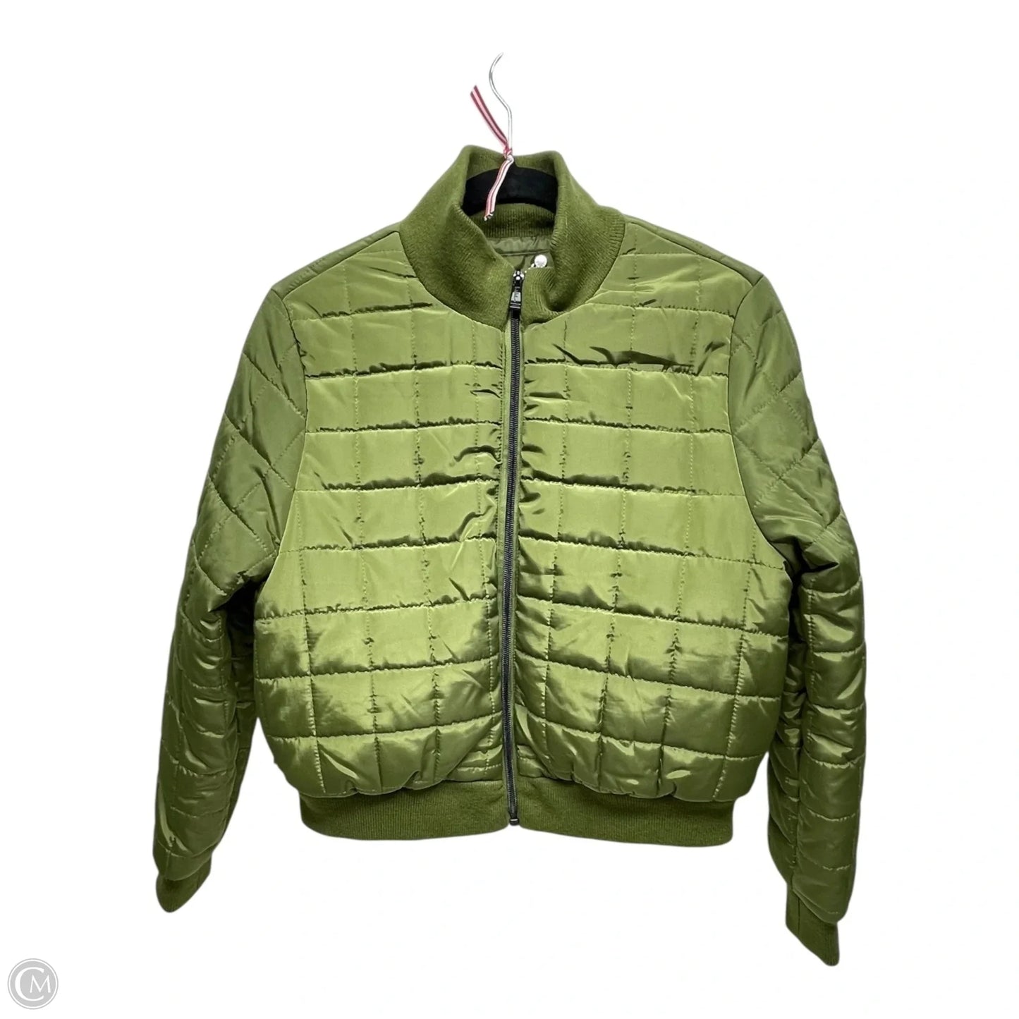 Jacket Puffer & Quilted By Nicole By Nicole Miller In Green, Size: Mp