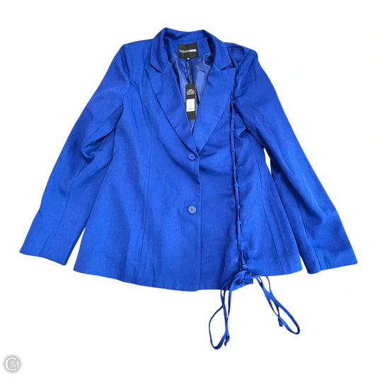 Blazer By Fashion Nova In Navy, Size: Xl