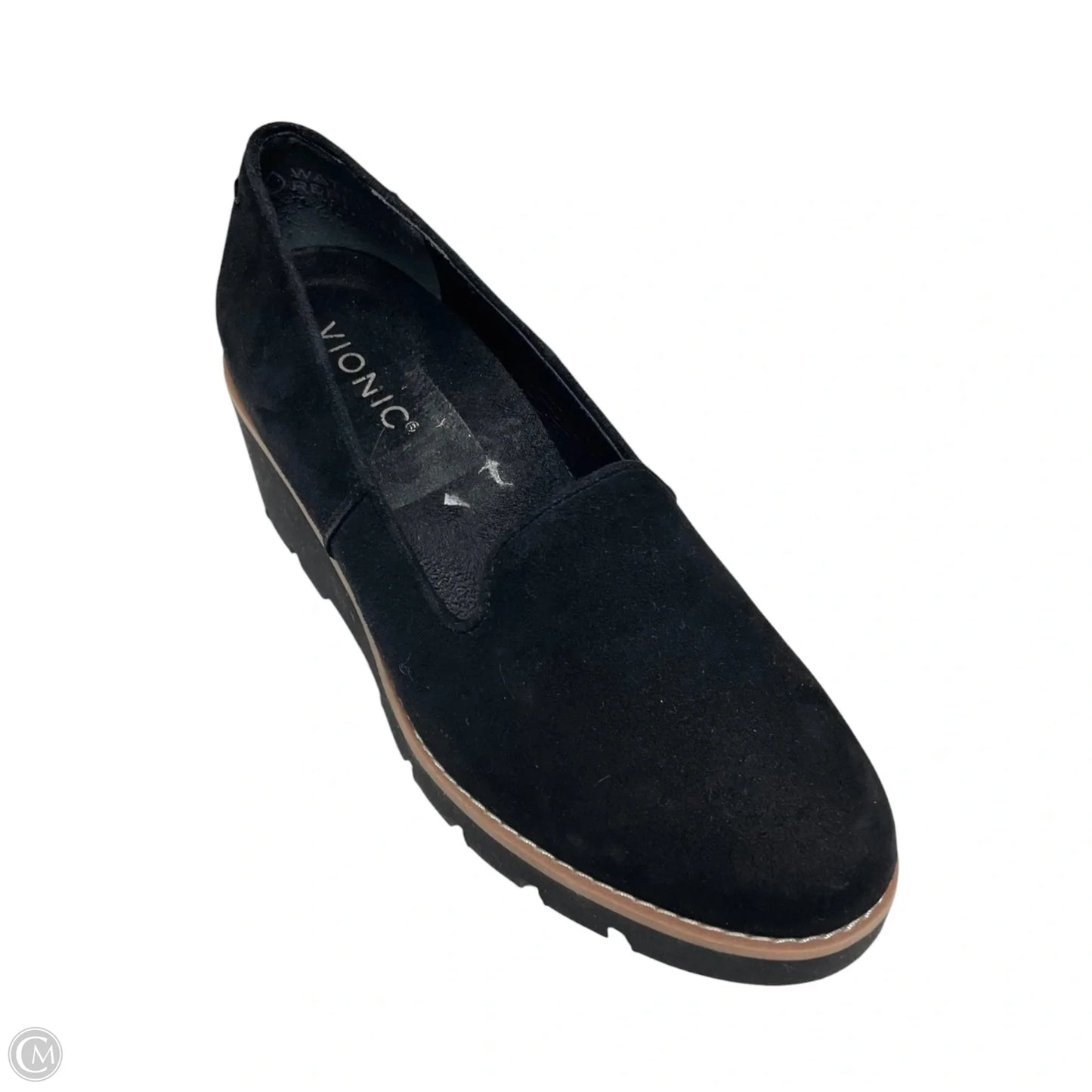 Shoes Heels Wedge By Vionic In Black, Size: 6.5