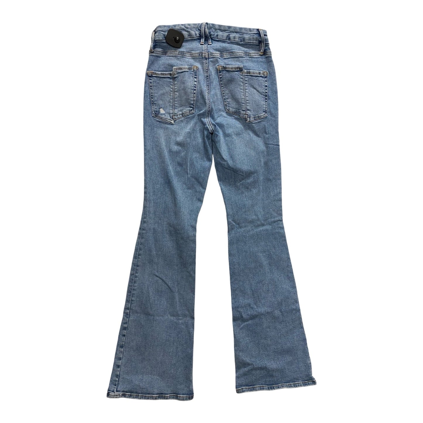 Jeans Flared By Good American In Blue Denim, Size:4