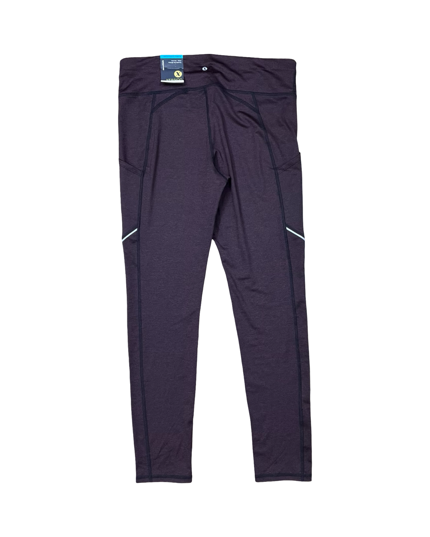 Athletic Leggings By Xersion In Maroon, Size:L