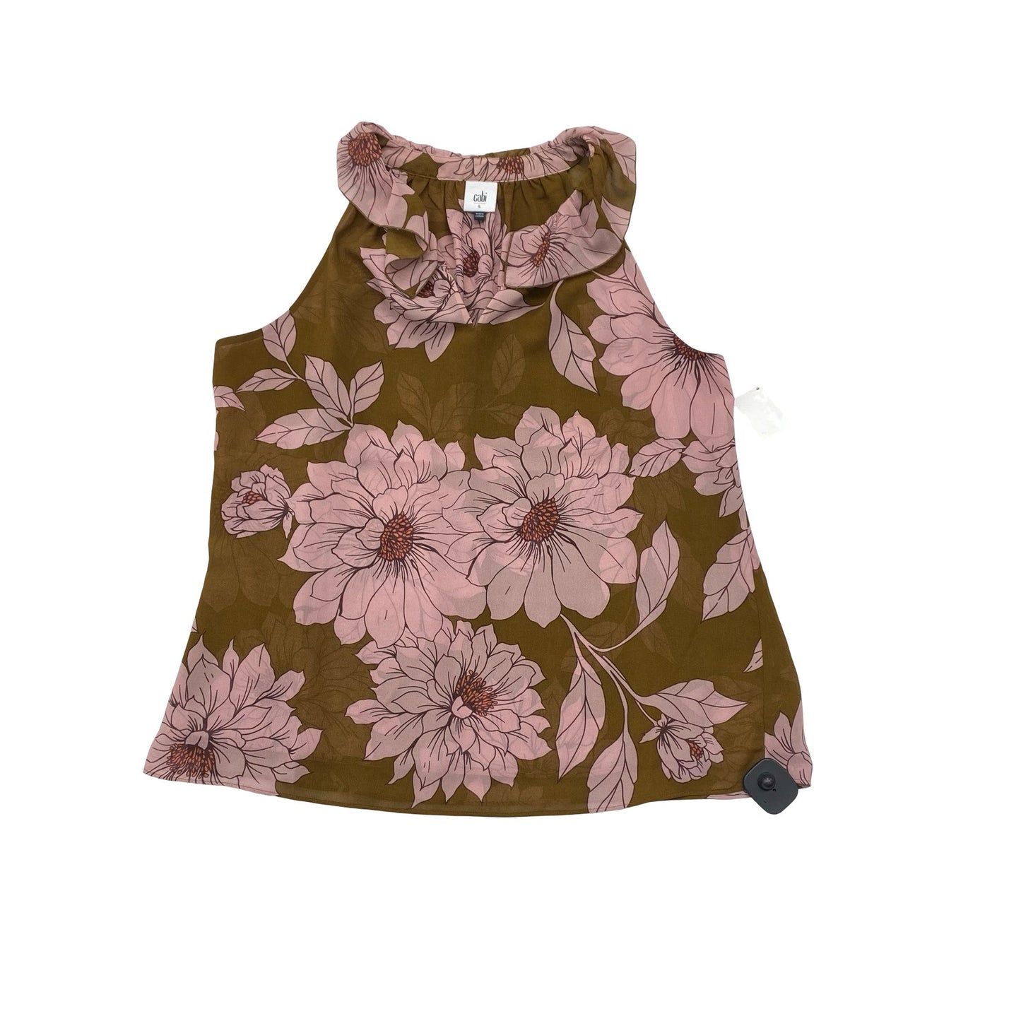Top Sleeveless By Cabi In Multi, Size:L
