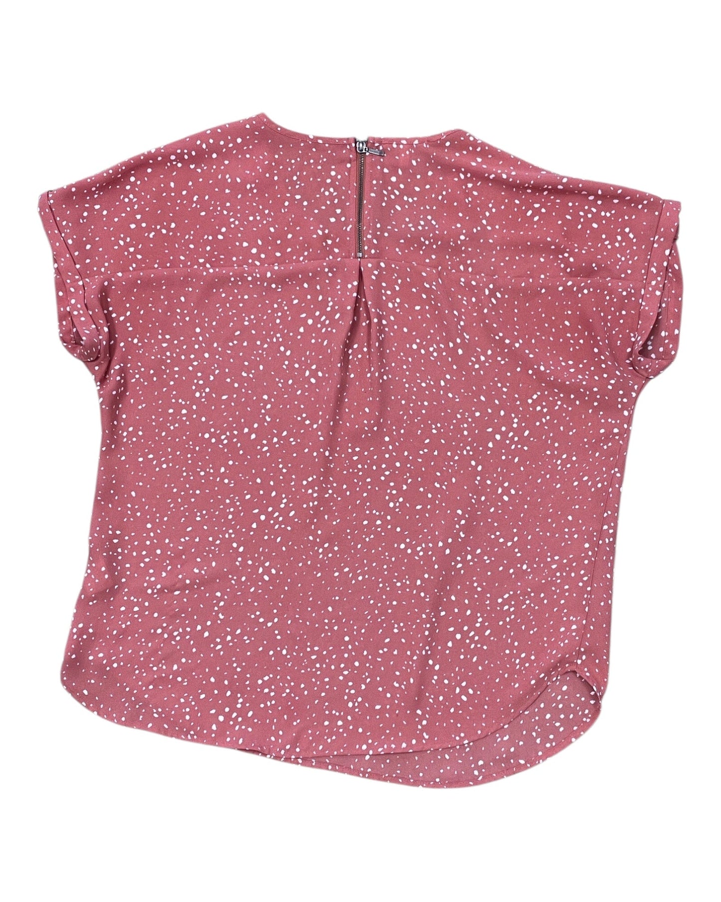 Blouse Ss By Maurices In Pink, Size:S