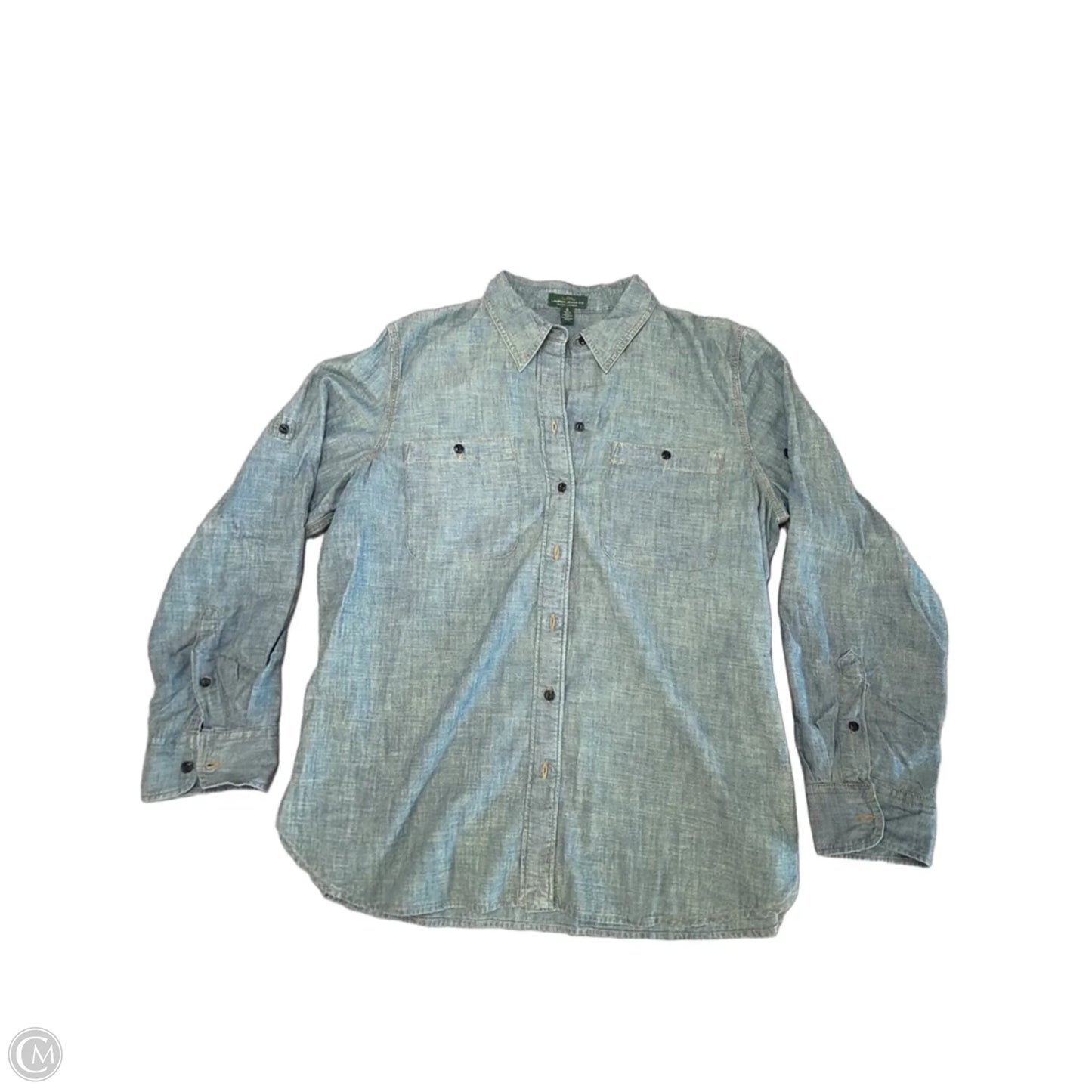 Top Long Sleeve By Ralph Lauren Co In Blue, Size: Xl
