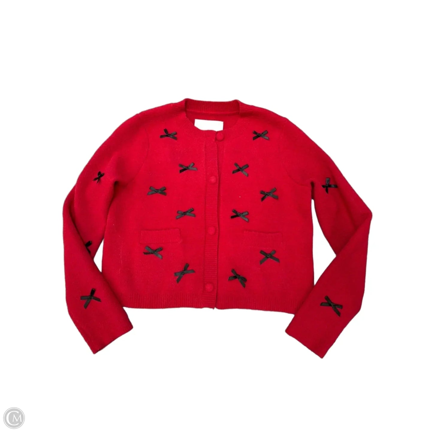 Cardigan By Cmb In Red, Size: Xs