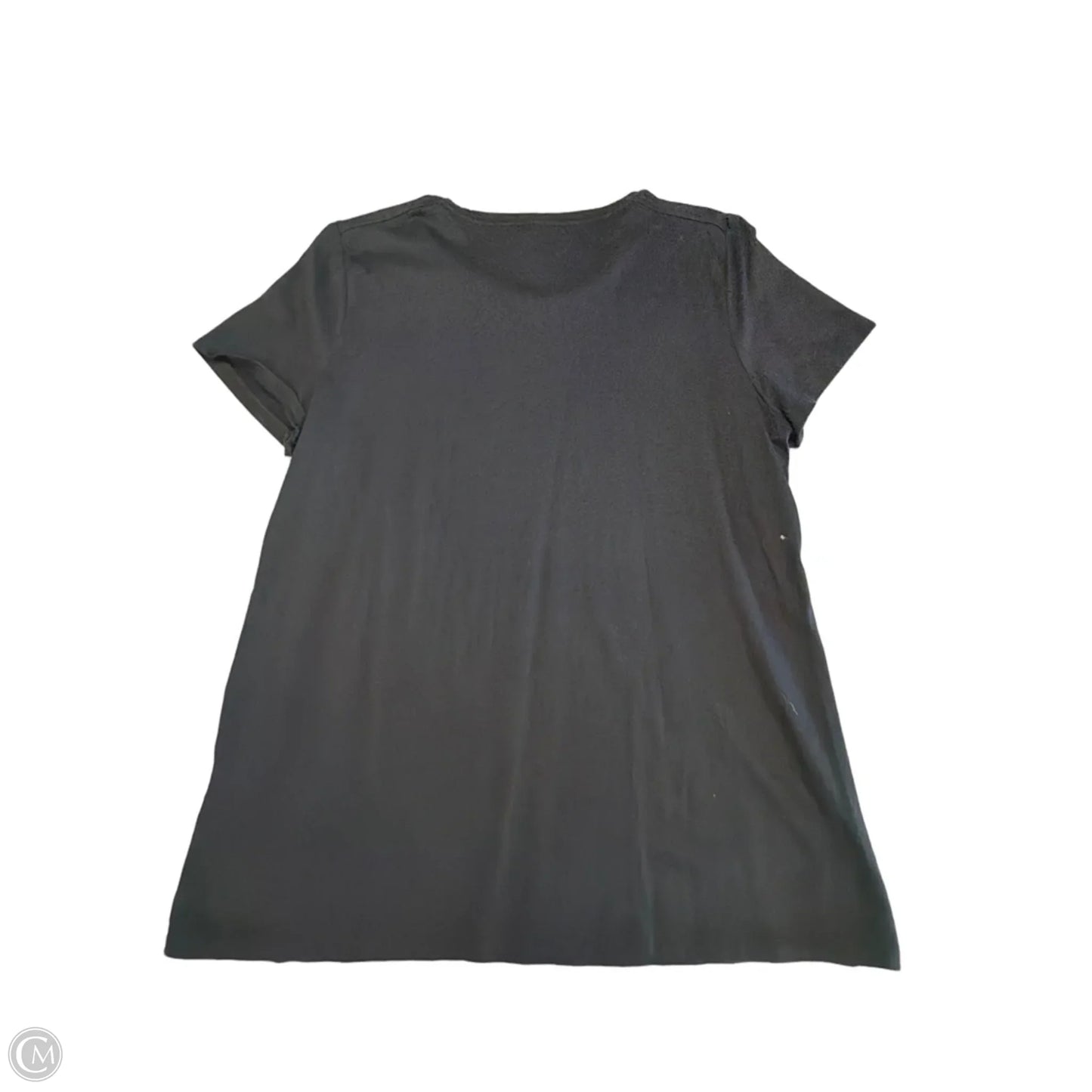 Top Short Sleeve Basic By Banana Republic In Black, Size: Xl