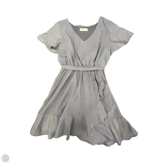 Dress Casual Short By A Beautiful Soul In Striped Pattern, Size: 1x