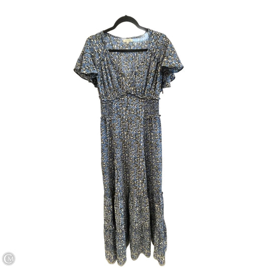Dress Casual Midi By Max Studio In Blue, Size: M