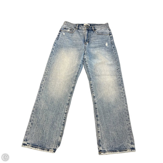 Jeans Straight By Loft In Blue Denim, Size: 6