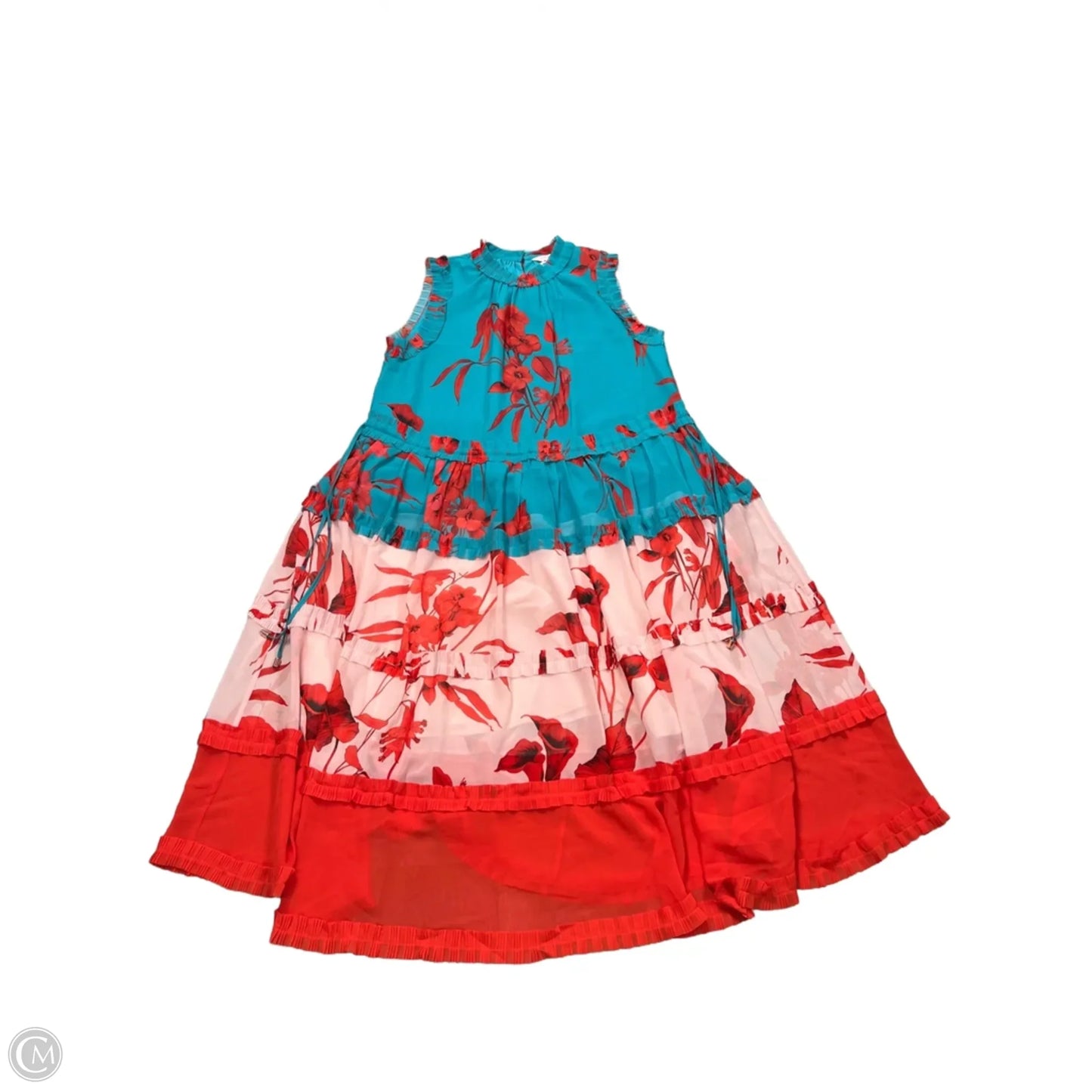 Dress Casual Maxi By Ted Baker In Blue, Size: M