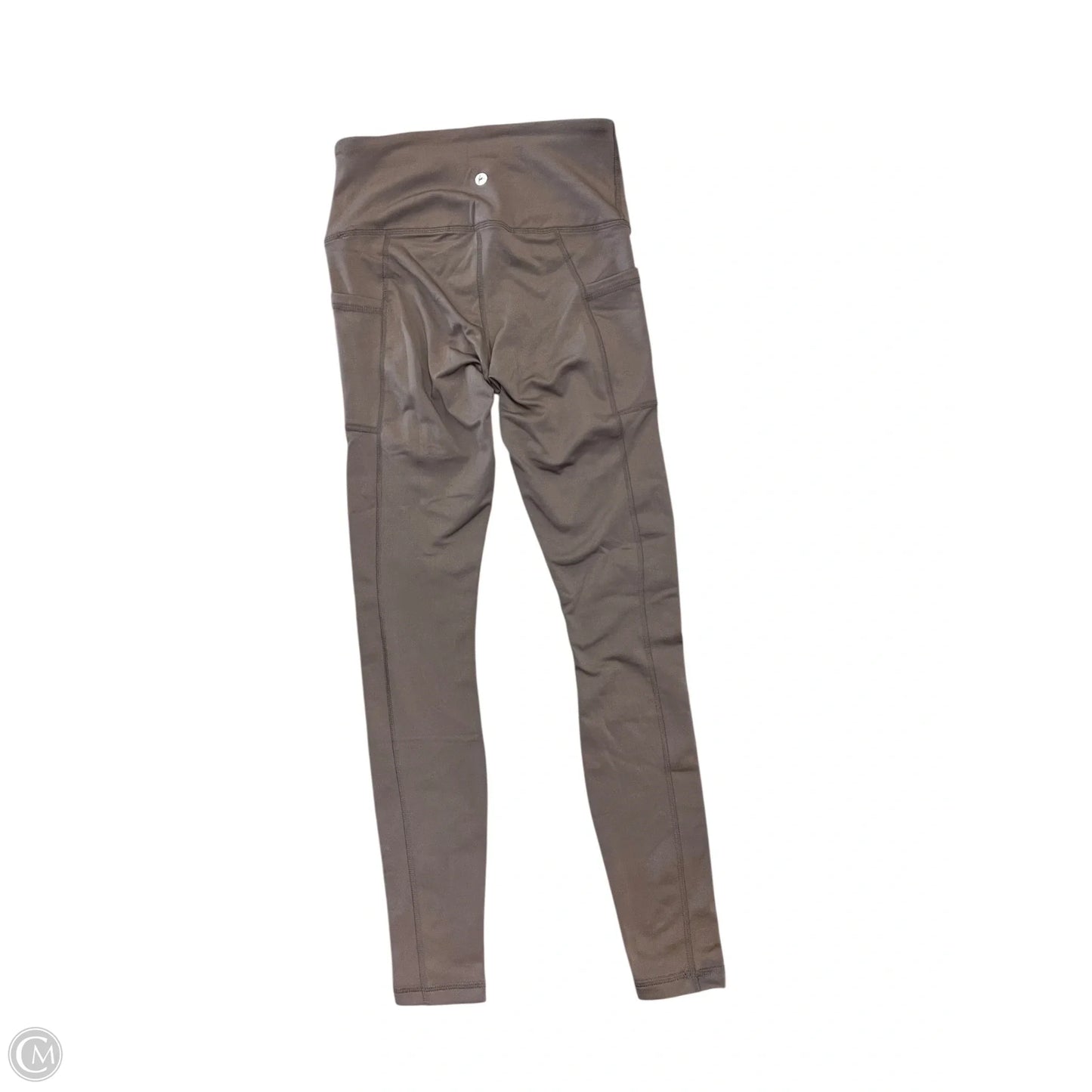 Athletic Leggings By 90 Degrees By Reflex In Taupe, Size: Xs