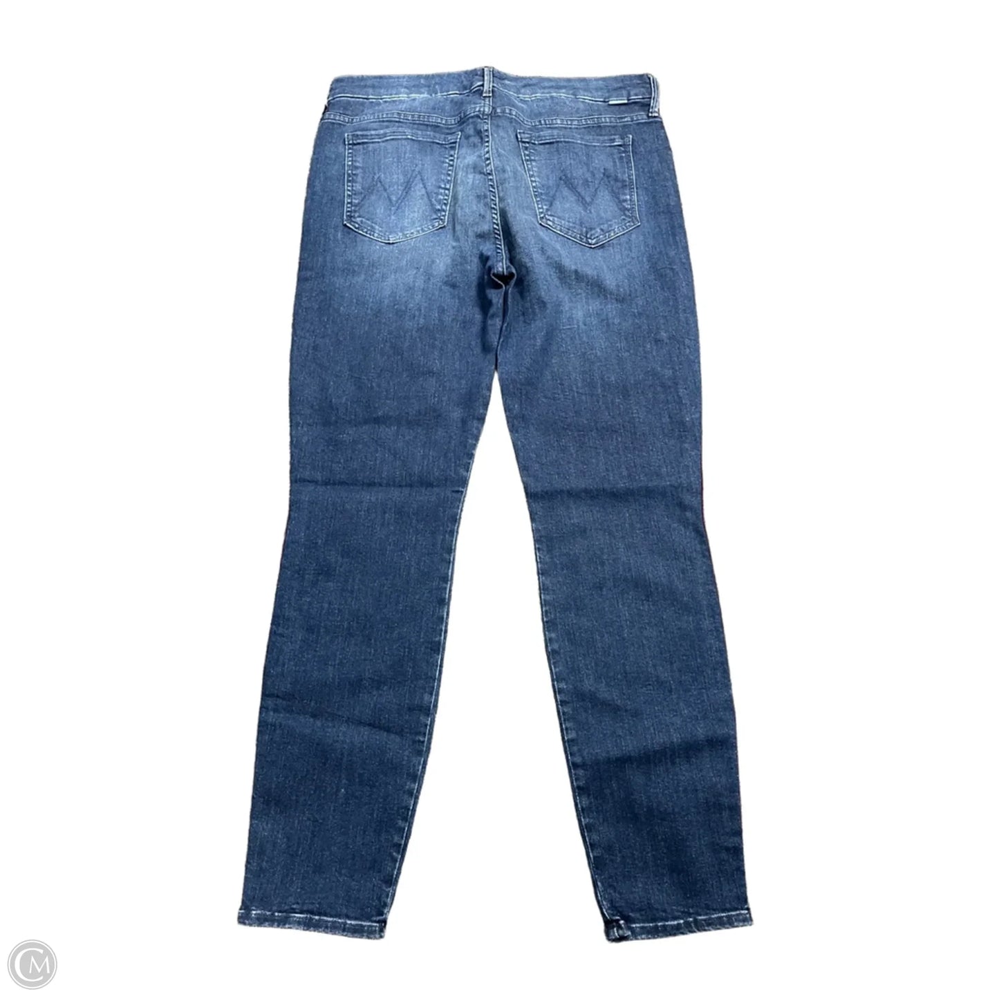 Jeans Cropped By Mother In Blue Denim, Size: 16