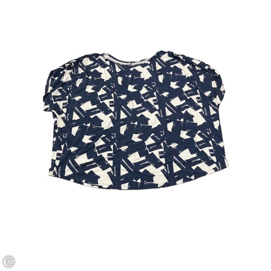 Top Short Sleeve By Universal Standard In Navy, Size: Xl