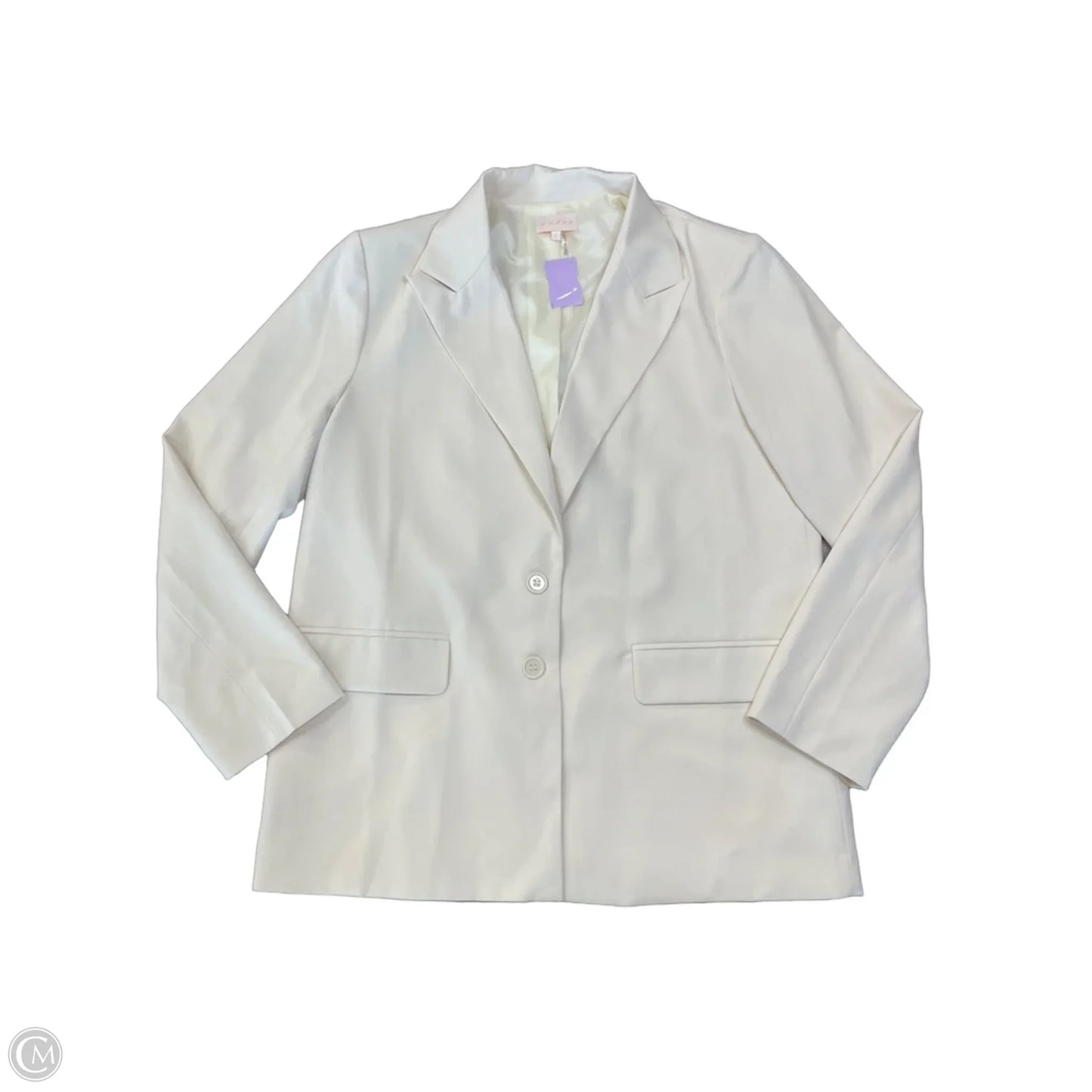 Blazer By Entro In Cream, Size: L