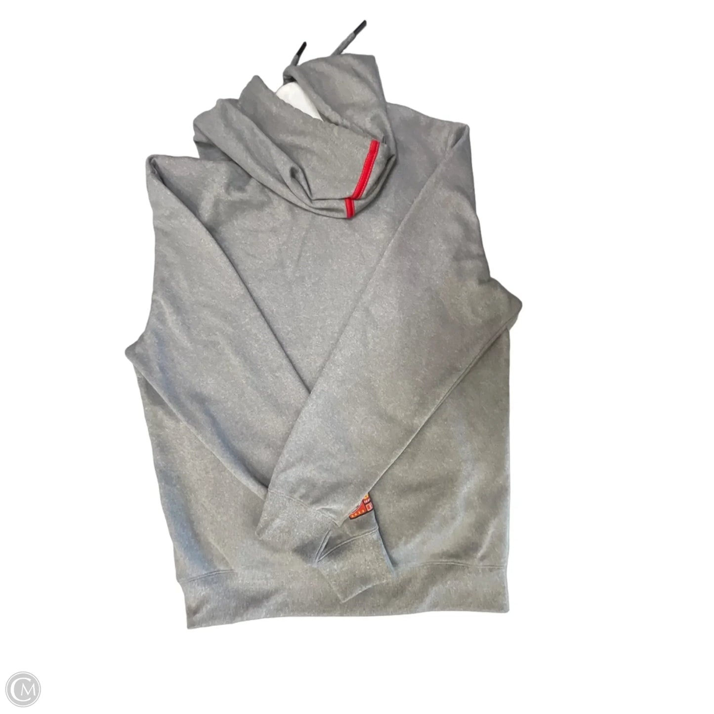 Sweatshirt Hoodie By Nfl In Grey, Size: M