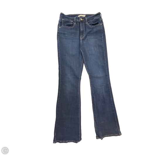 Jeans Boot Cut By Levis In Blue Denim, Size: 10