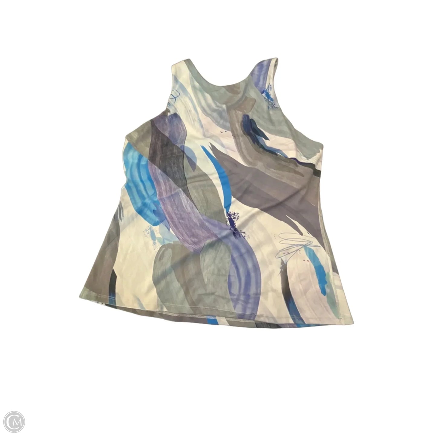 Athletic Tank Top By Athleta In Blue & Grey, Size: Xl