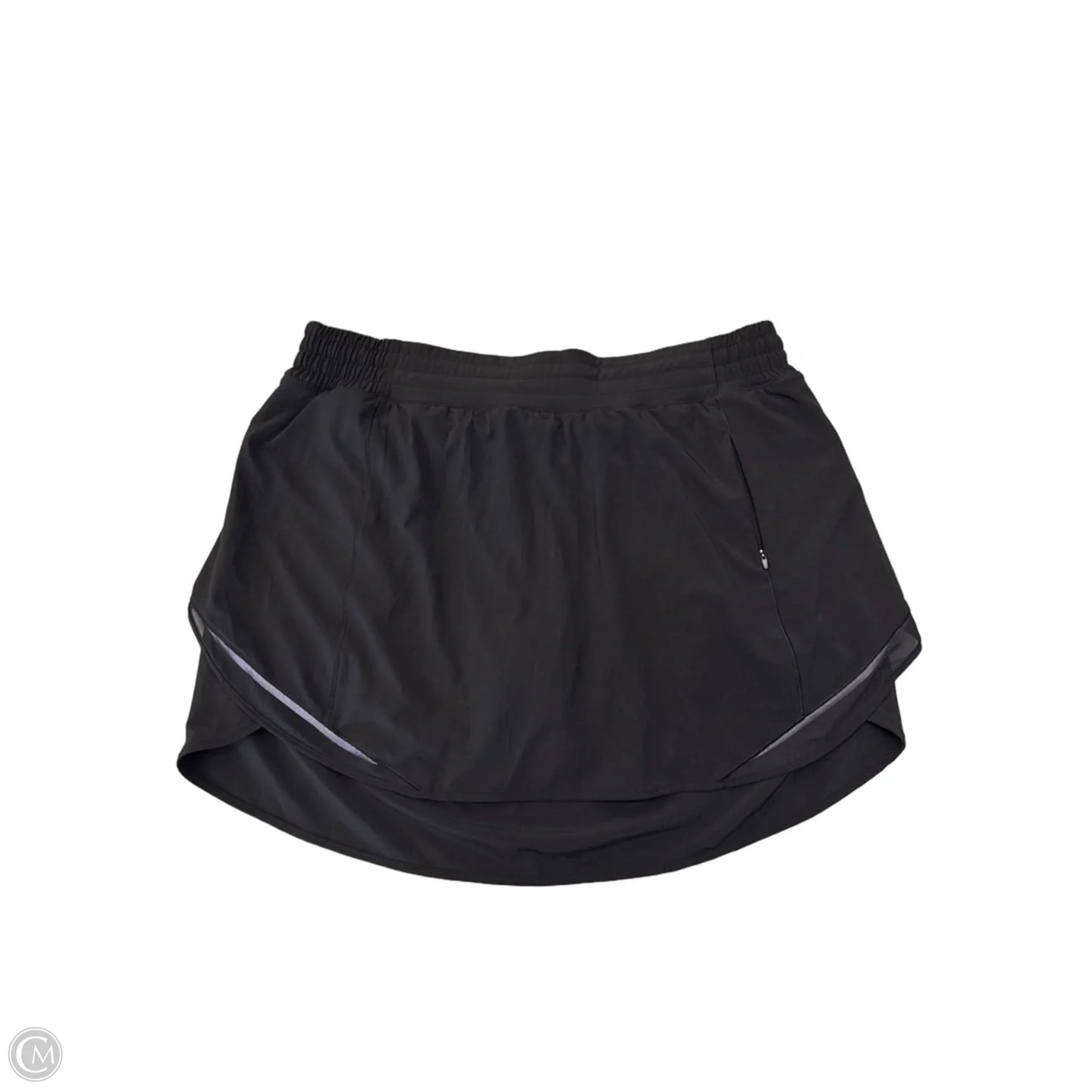 Athletic Skort By Lululemon In Black, Size: Xl