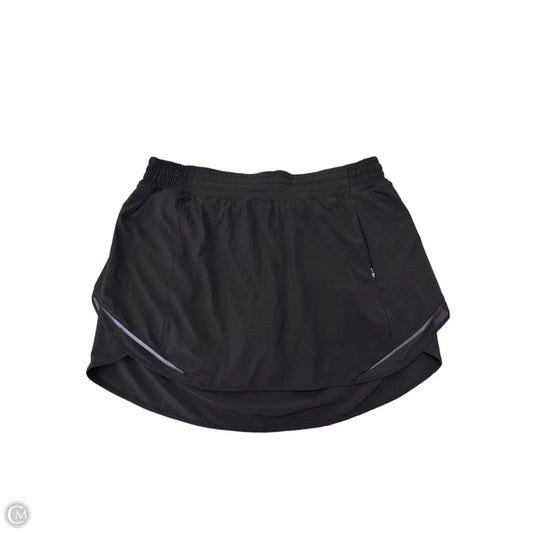 Athletic Skort By Lululemon In Black, Size: Xl