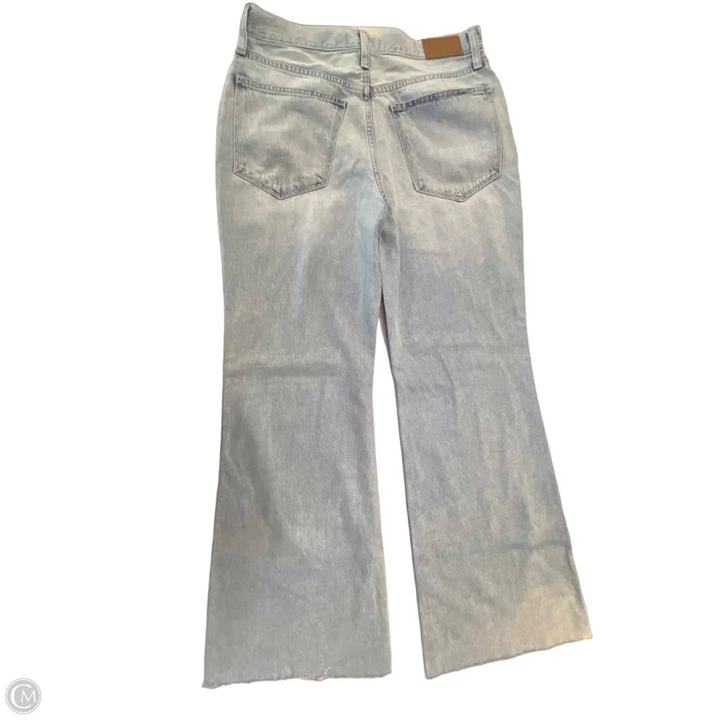 Jeans Flared By Madewell In Blue Denim, Size: 10