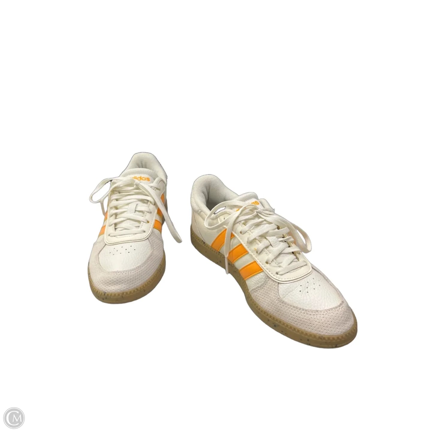 Shoes Sneakers By Adidas In Orange & White, Size: 8.5
