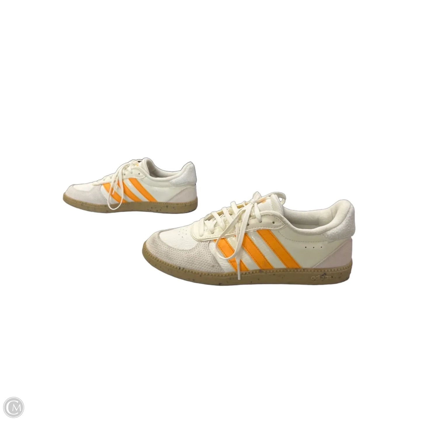 Shoes Sneakers By Adidas In Orange & White, Size: 8.5