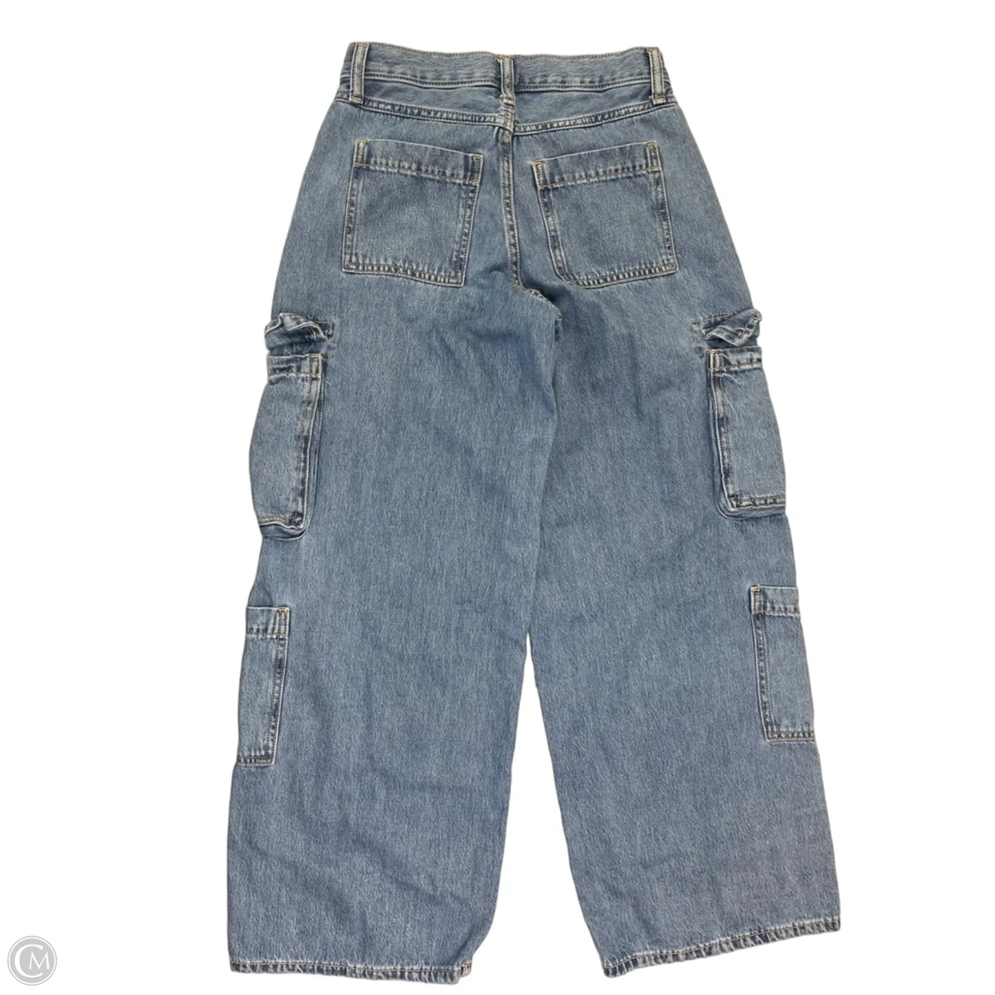 Jeans Wide Leg By Old Navy In Blue Denim, Size: 0