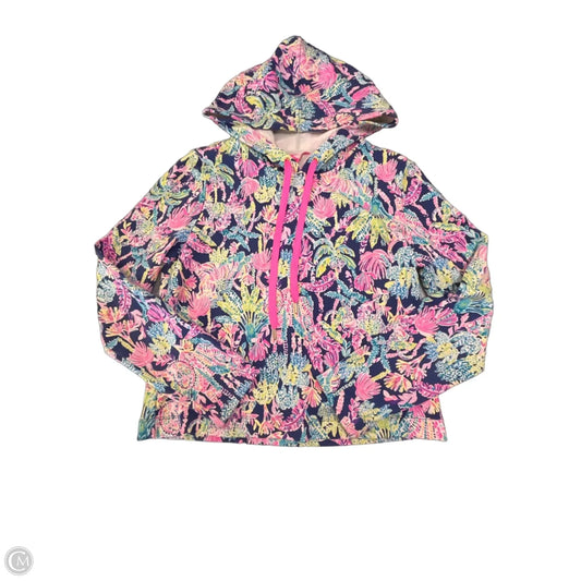Sweatshirt Designer By Lilly Pulitzer In Blue & Pink, Size: M