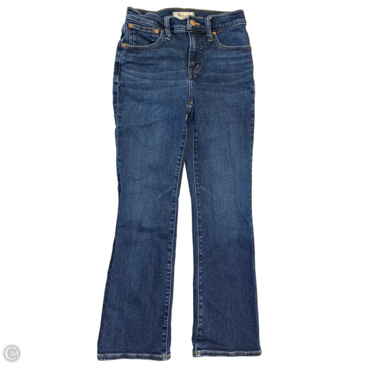 Jeans Boot Cut By Madewell In Blue Denim, Size: 00