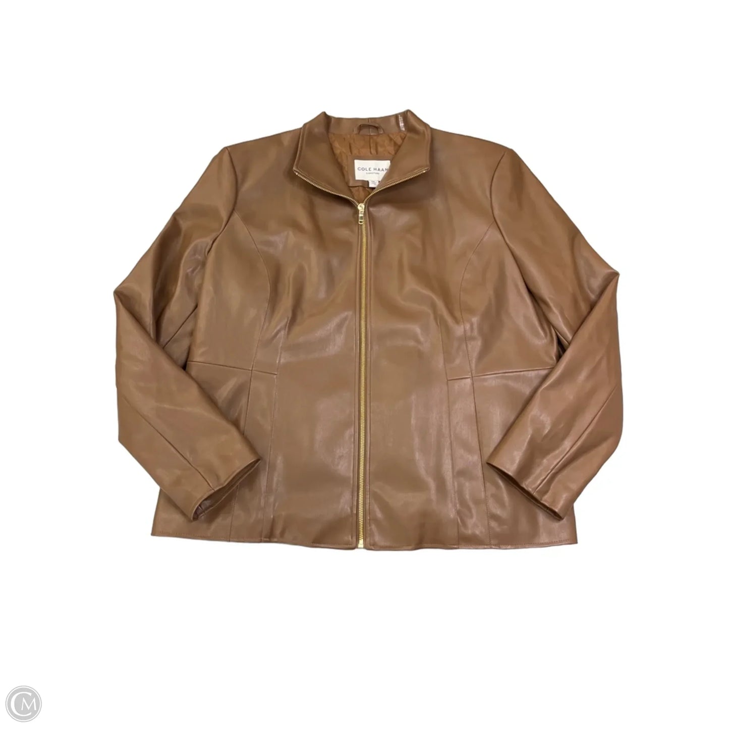 Jacket Other By Cole-haan In Brown, Size: Xxl