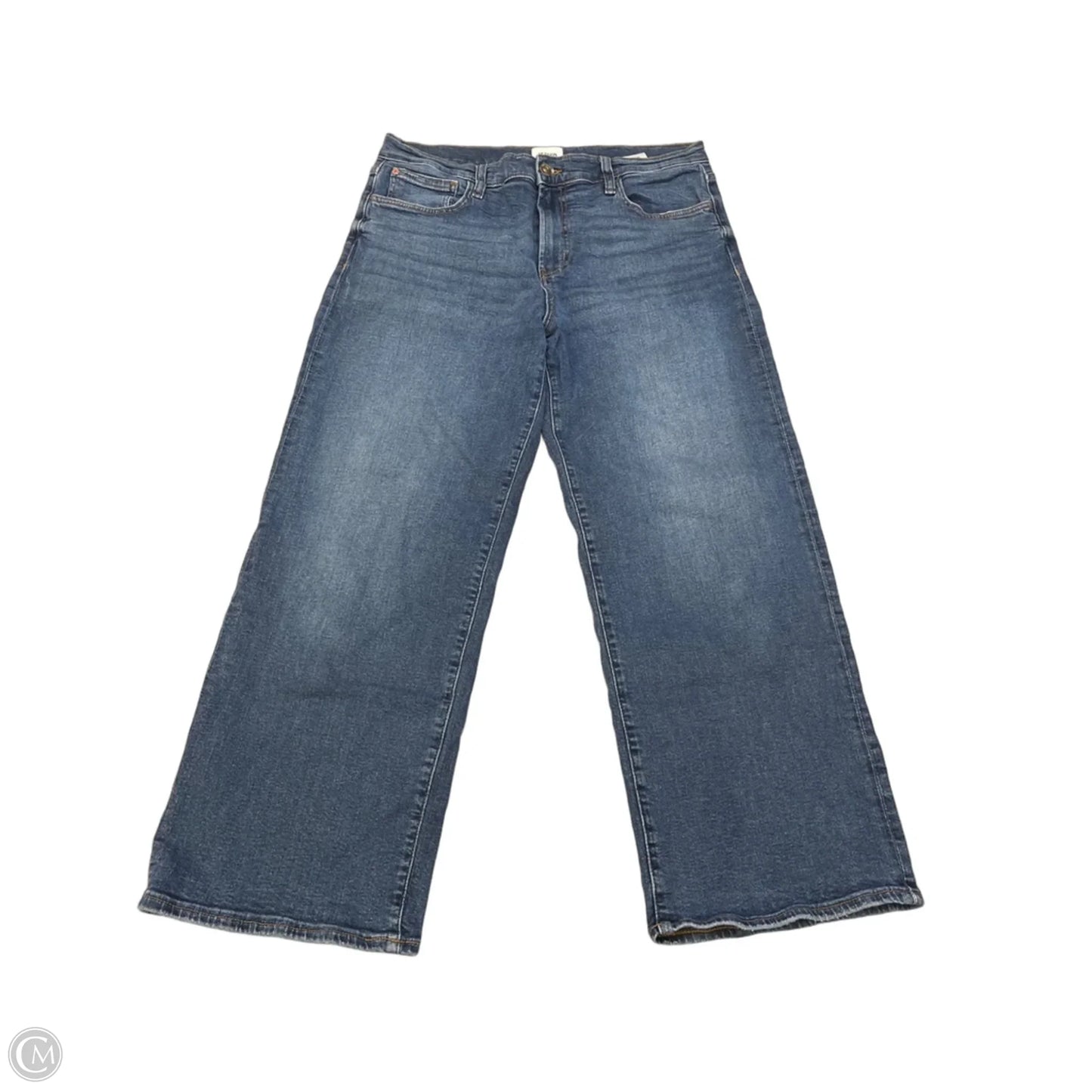 Jeans Straight By Hudson In Blue Denim, Size: 12