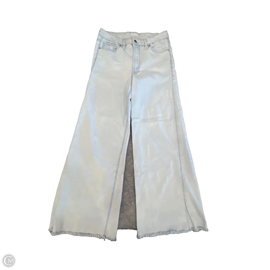 Jeans Wide Leg By Good American In Blue Denim, Size: 8