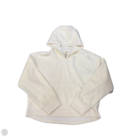 Sweatshirt Hoodie By Kyodan In Cream, Size: L