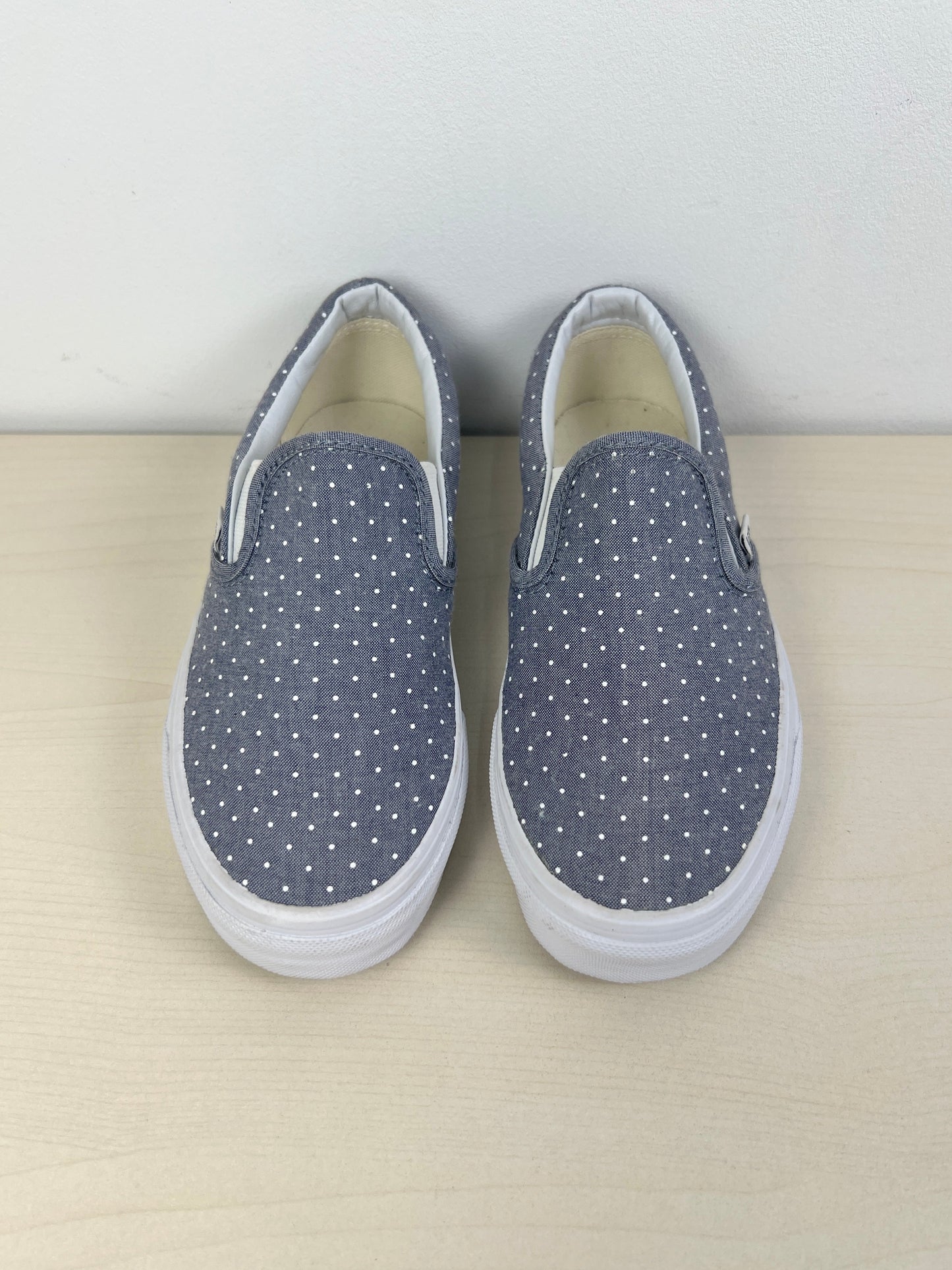 Polkadot Pattern Shoes Flats Vans, Size 6