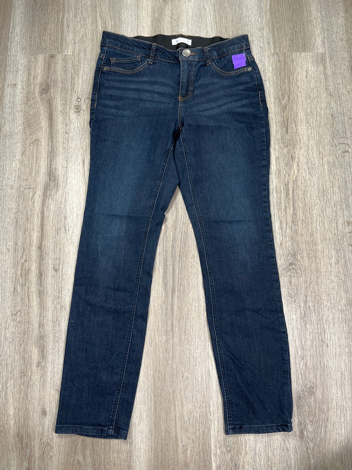 Blue Denim Jeans Straight Christopher And Banks, Size 6
