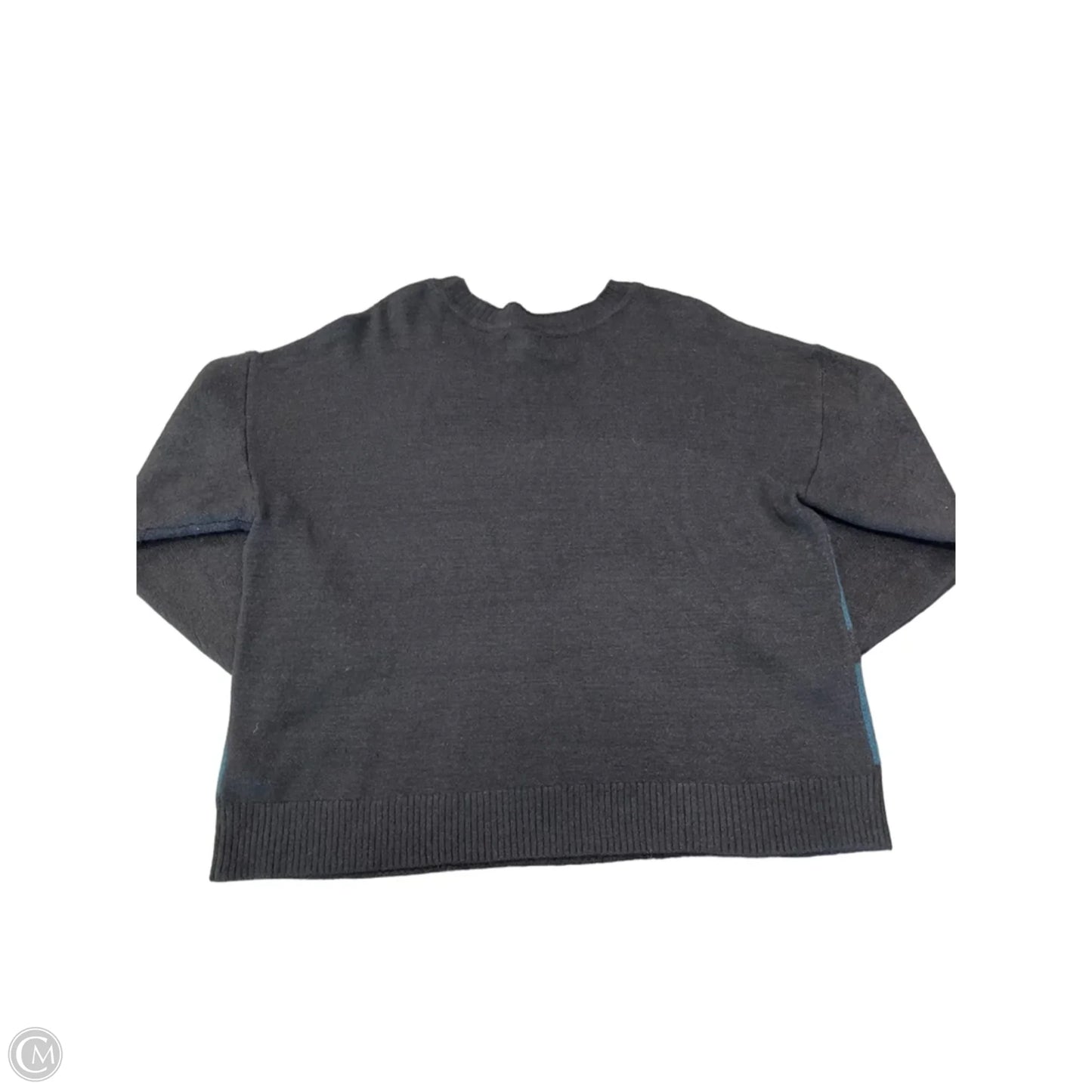 Sweater By Evri In Black & Blue, Size: 2x