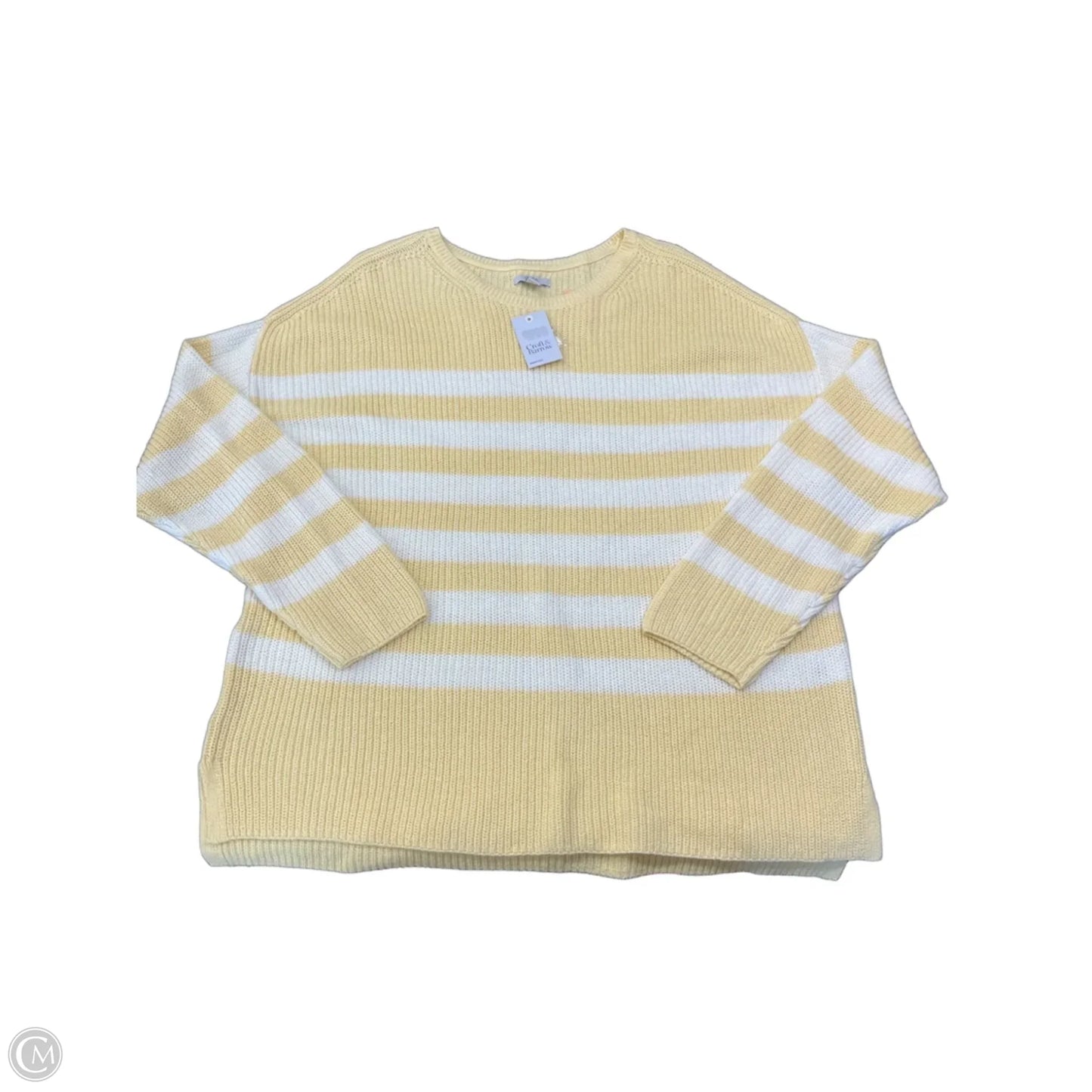 Sweater By Croft And Barrow In Yellow, Size: 2x
